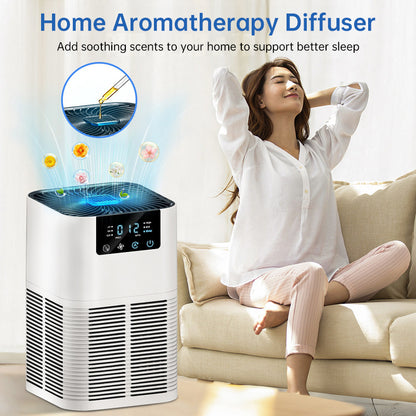 Compact negative ion desktop air purifier for indoor use. Helps reduce formaldehyde, remove odors, and support cleaner, fresher air at home or office.