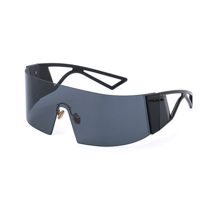 One Piece Sunglasses - Large Frame Outdoor Cycling Sports Glasses for Women