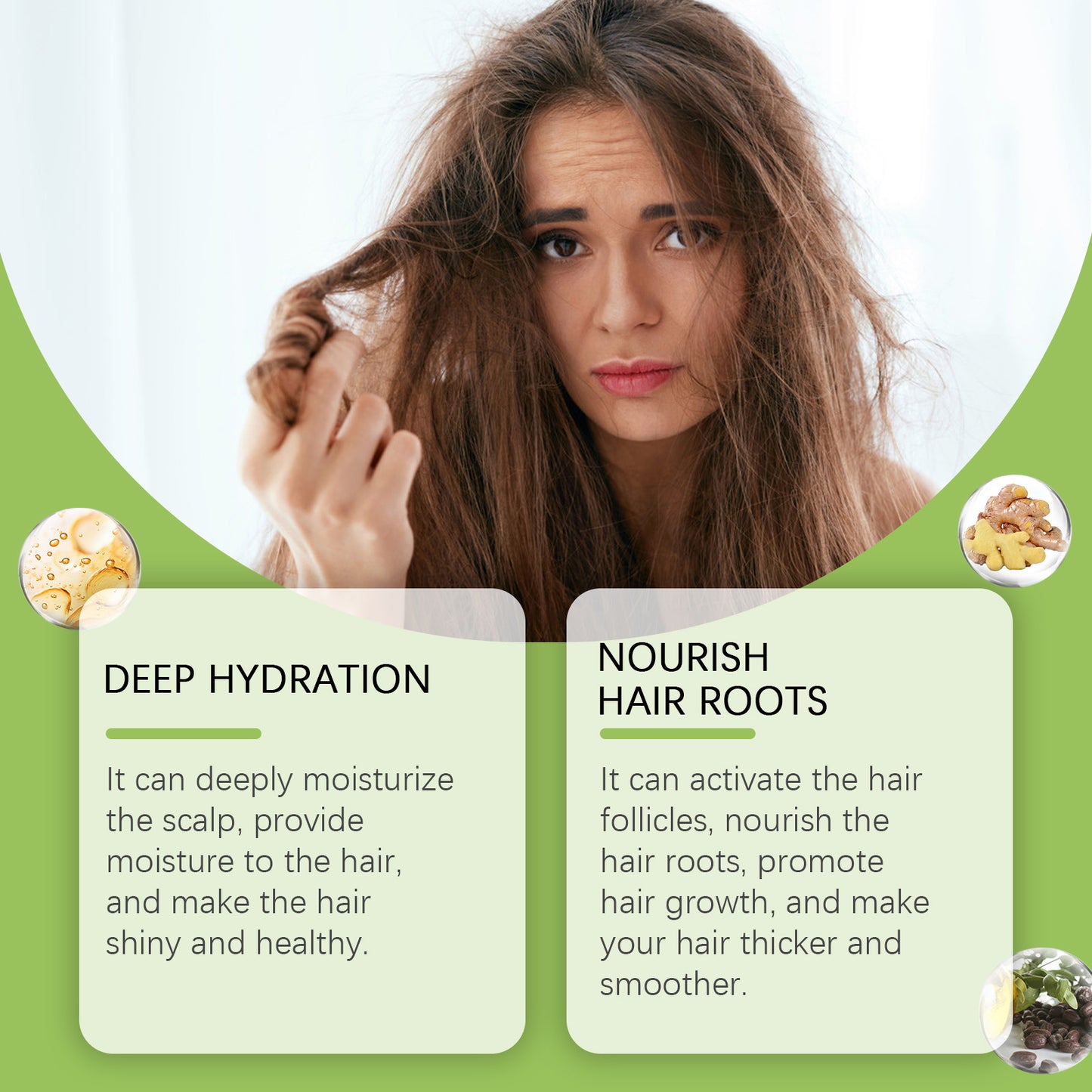 Zarusky Batana Hair Growth Oil – Nourishes Hair, Brows & Lashes | USA 2-6 Days