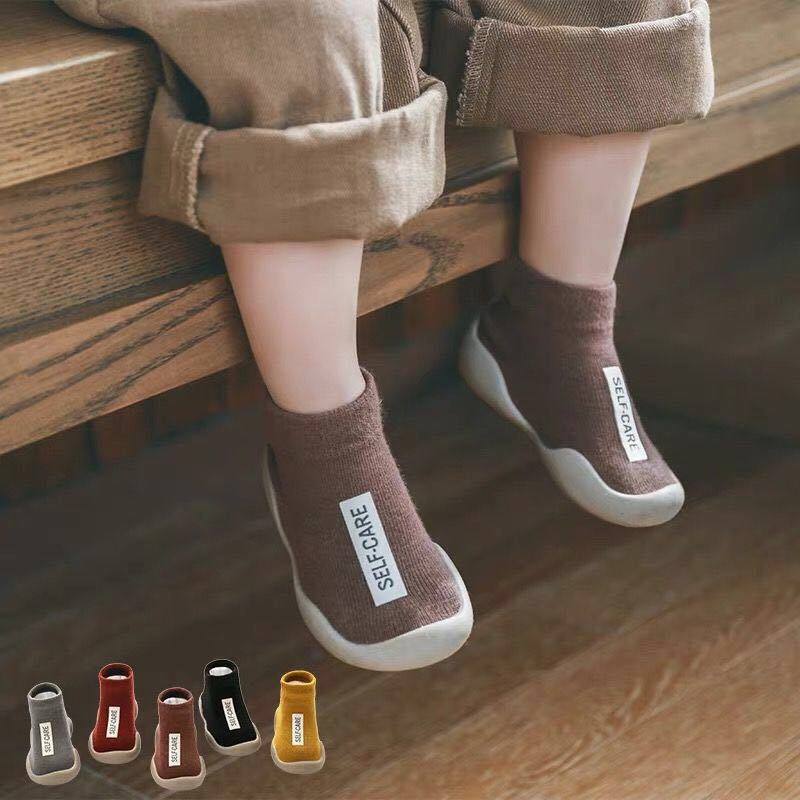 Baby Sock Shoes - Soft Non-Slip Toddler Shoes for Indoor & Outdoor Walking | Breathable Cotton Socks Shoes