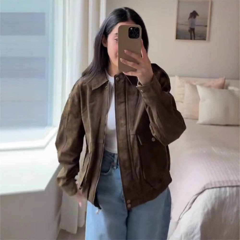 Elegant Women’s Brown Long Coat with Belted Waist – Winter Luxury Outerwear, Timeless & Chic Style