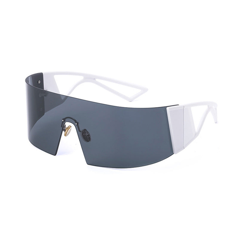 One Piece Sunglasses - Large Frame Outdoor Cycling Sports Glasses for Women