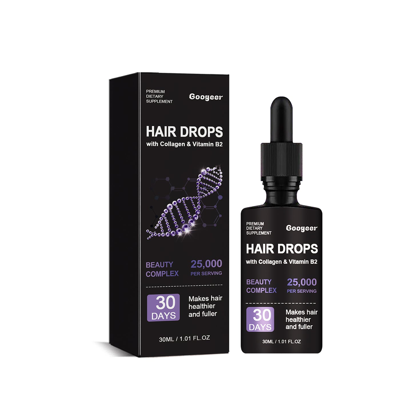 Zarusky Hair Follicle Dense Hair Drops - Repair & Nourish Hair Roots for Thicker Hair