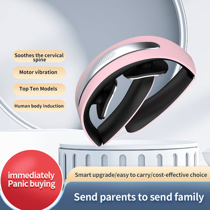 Portable Cervical Spine Massager – Mini Compact Foldable Smart Neck & Shoulder Massager for Pain Relief