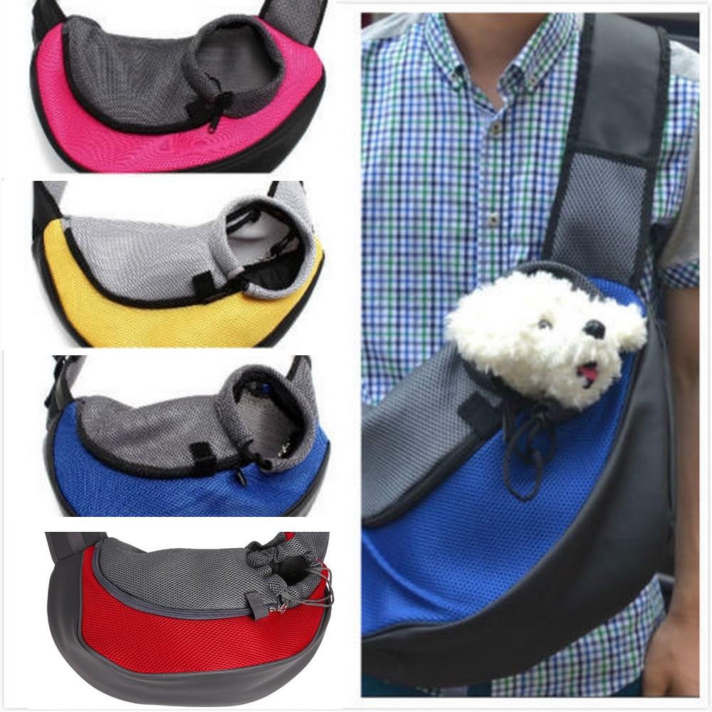 Breathable Mesh Pet Carrier - Comfortable Travel Bag for Small Dogs & Cats