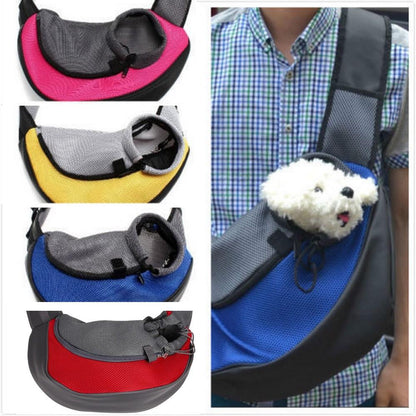 Breathable Mesh Pet Carrier - Comfortable Travel Bag for Small Dogs & Cats