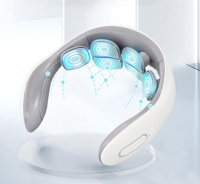 Electric Cervical Spine Massager – Intelligent Neck Guard Pulse Massager for Shoulder & Neck Pain Relief