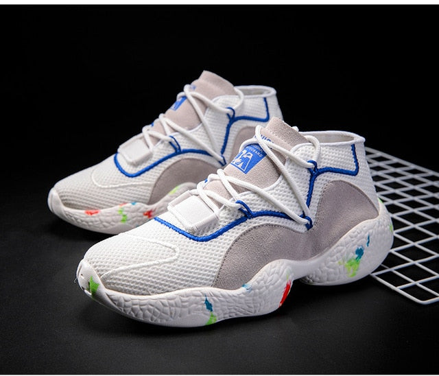 Men Fashion Sneakers Casual Shoes - Lightweight Flyknit Walking Shoes Unisex