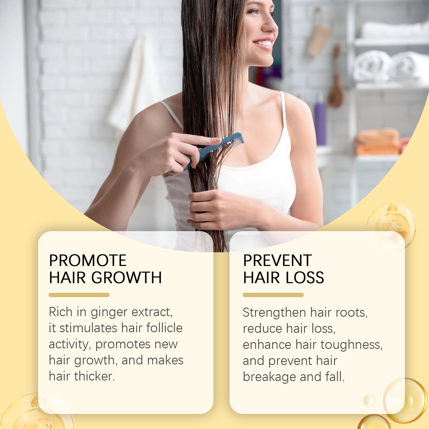 Herbal Hair Care Serum - Revitalizes Scalp Oil & Promotes Hair Flourish