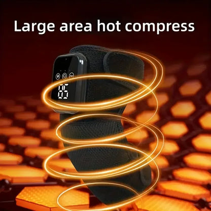 3-in-1 Infrared Heated Knee Massager | Cordless Thermal Vibration Therapy for Shoulder, Elbow & Joint Recovery