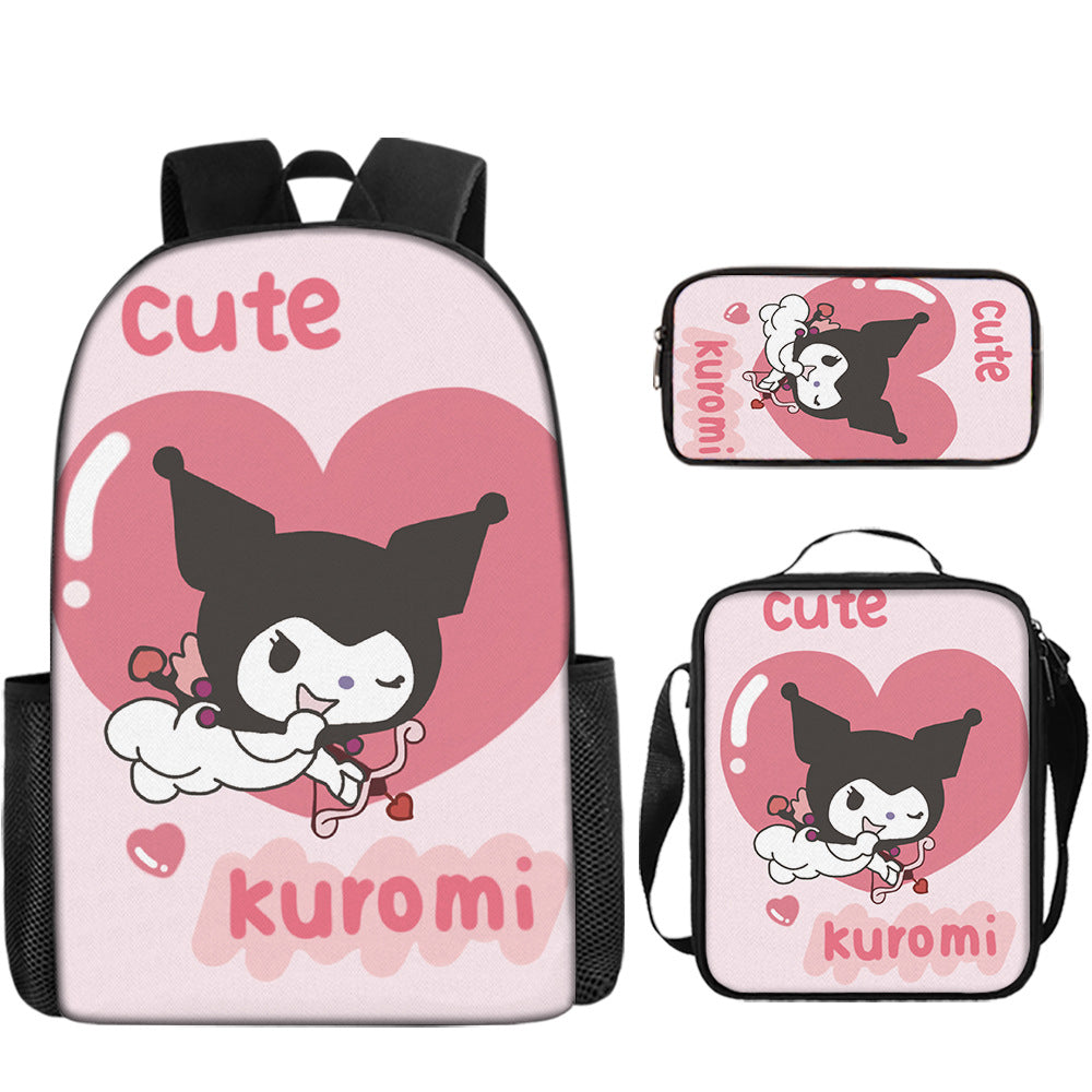 New Cartoon School Bag for Girls | High-Quality Printed Kids Backpack with Pencil Case | Custom Bookbag, Cute & Durable School Bags for Children