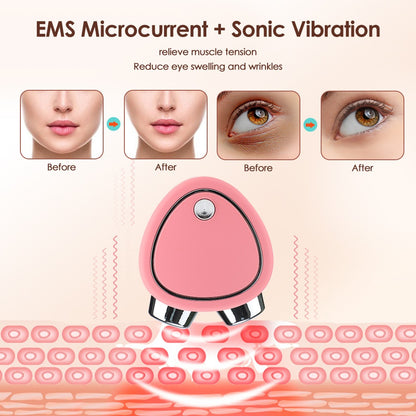 Zarusky™ Microcurrent Facial Massager Roller – Face Lifting & Firming Beauty Device