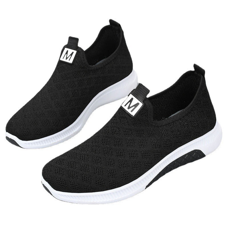 Summer Korean Mesh Comfortable Women Shoes - Breathable Hollow Sports Walking Sneakers