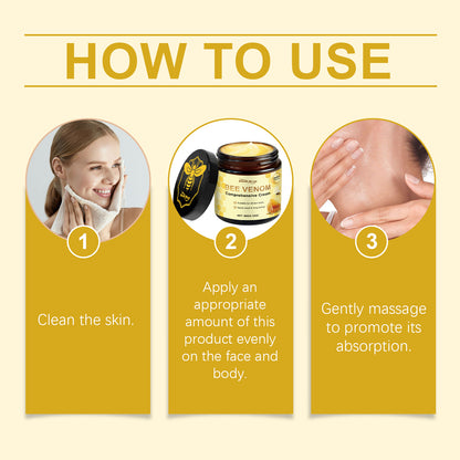 Zarusky Bee Venom Skin Moisturizer - Gentle Creamy Daily Care Cream