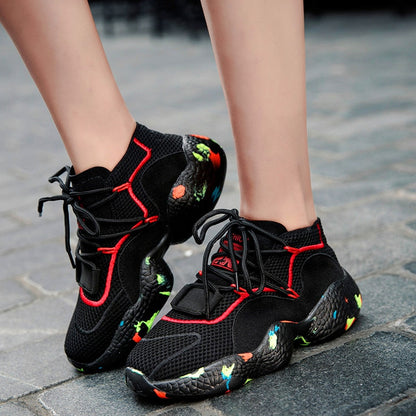 Men Fashion Sneakers Casual Shoes - Lightweight Flyknit Walking Shoes Unisex