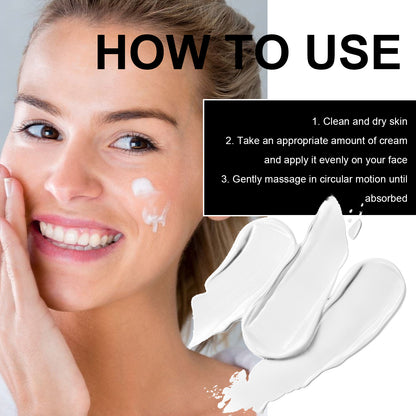 Zarusky Snail Protein All In One Cream - Hydrating Brightening Face Moisturizer