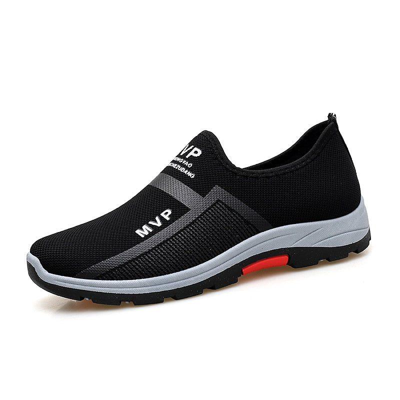 Summer Mesh Men Shoes Lightweight Sneakers - Breathable Slip-On Casual Walking Loafers