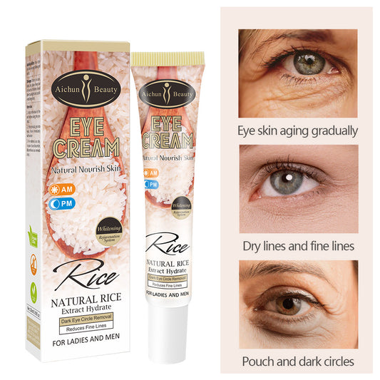 Zarusky Rice Eye Cream - Remove Eye Bags, Dark Circles & Fine Lines