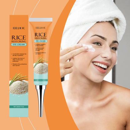 Zarusky Rice Eye Cream - Brightening & Moisturizing Daily Eye Treatment