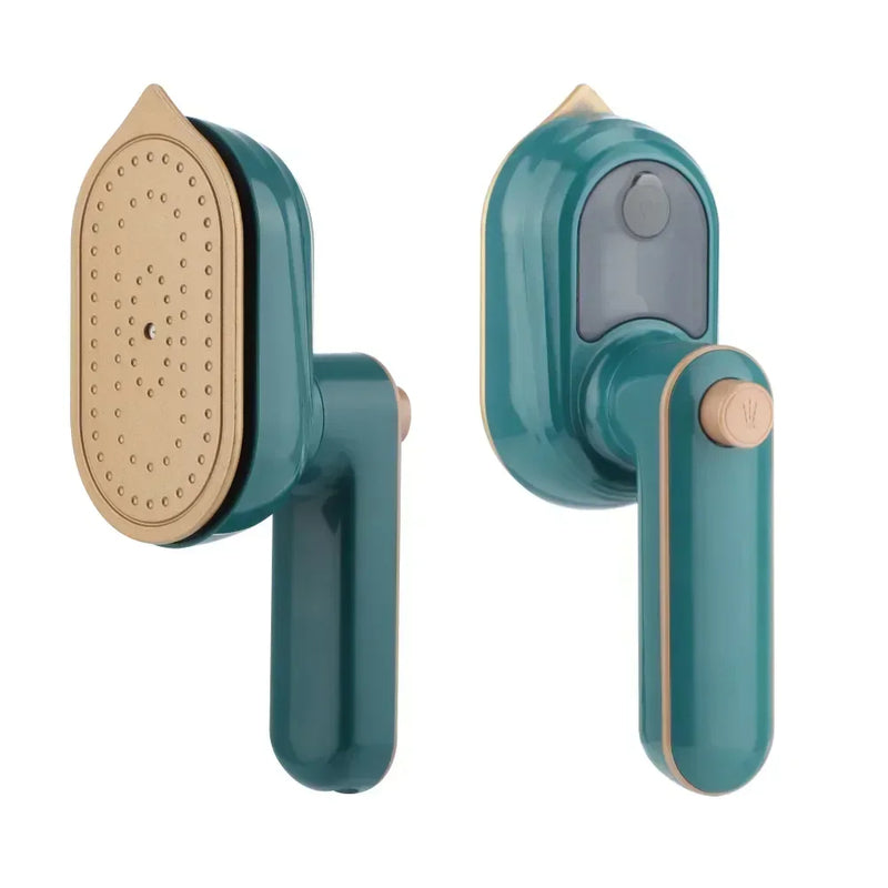 Mini Portable Steam Iron - 2-in-1 Dry & Wet Garment Steamer for Home & Travel