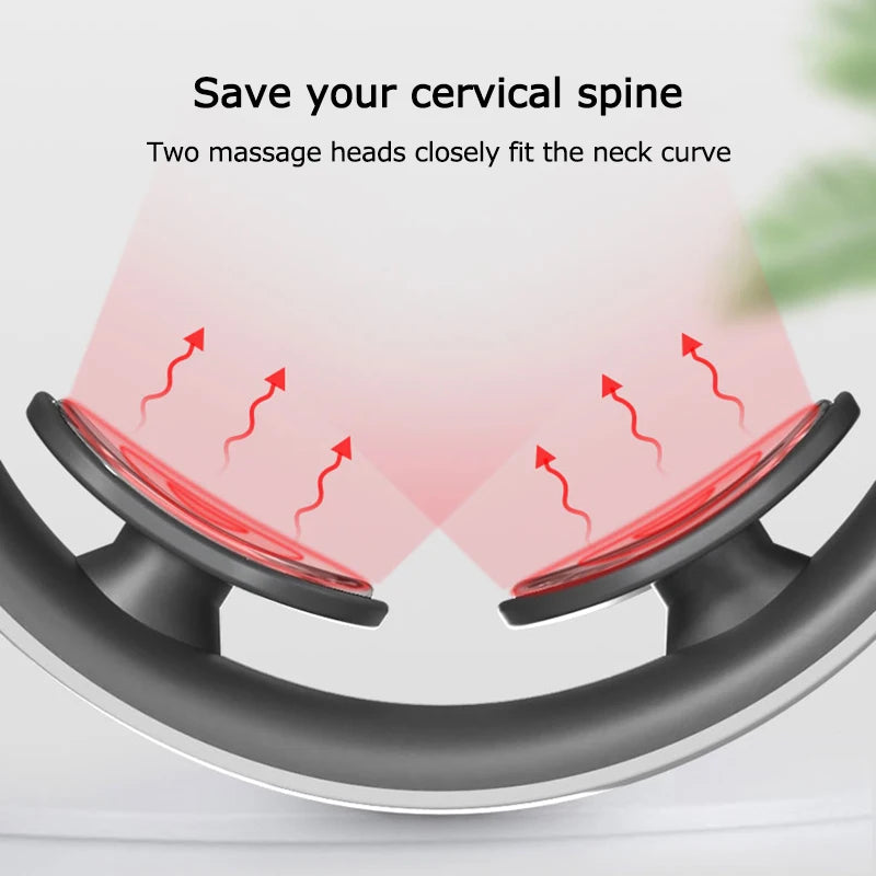 Zarusky™ Smart Electric Shoulder & Neck Massager – 4 Pulse Therapy Modes for Relaxation & Fatigue Relief