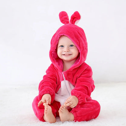 Baby Animal Romper Jumpsuit | Toddler Cartoon One-Piece Pajamas | Soft Infant Romper Sleepwear | Cute & Comfortable Kids Clothing