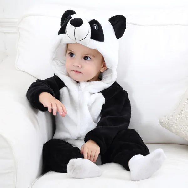 Baby Animal Romper Jumpsuit | Toddler Cartoon One-Piece Pajamas | Soft Infant Romper Sleepwear | Cute & Comfortable Kids Clothing