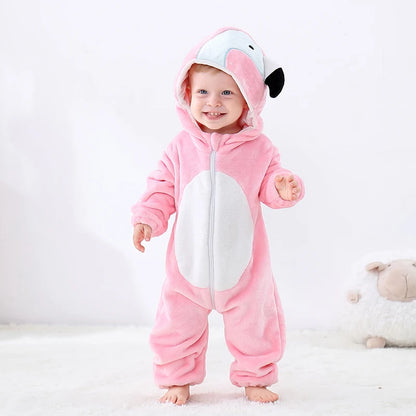 Baby Animal Romper Jumpsuit | Toddler Cartoon One-Piece Pajamas | Soft Infant Romper Sleepwear | Cute & Comfortable Kids Clothing