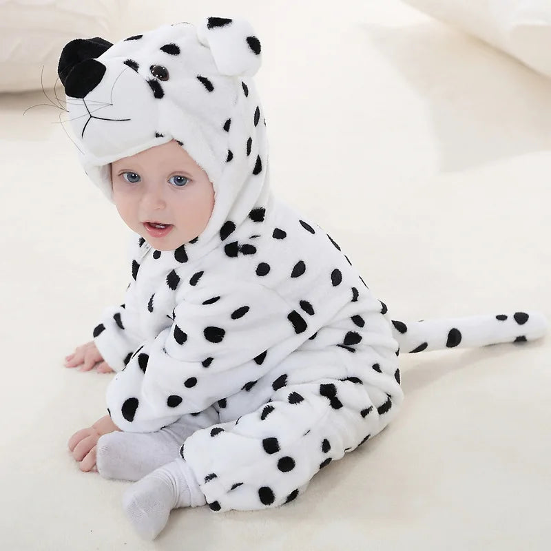 Baby Animal Romper Jumpsuit | Toddler Cartoon One-Piece Pajamas | Soft Infant Romper Sleepwear | Cute & Comfortable Kids Clothing