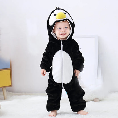 Baby Animal Romper Jumpsuit | Toddler Cartoon One-Piece Pajamas | Soft Infant Romper Sleepwear | Cute & Comfortable Kids Clothing
