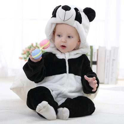 Baby Animal Romper Jumpsuit | Toddler Cartoon One-Piece Pajamas | Soft Infant Romper Sleepwear | Cute & Comfortable Kids Clothing