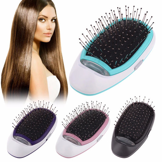 Zarusky™ Ionic Electric Hairbrush | Portable Anti-Frizz Styling Comb