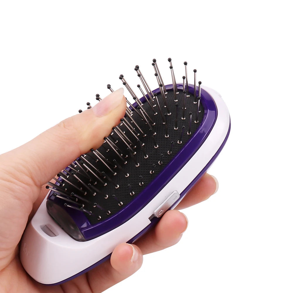 Zarusky™ Silk-Flow Ionic Hairbrush – Portable Anti-Frizz Negative Ion Styling Tool