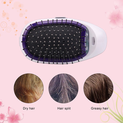Zarusky™ Silk-Flow Ionic Hairbrush – Portable Anti-Frizz Negative Ion Styling Tool
