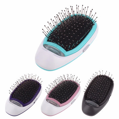 Zarusky™ Silk-Flow Ionic Hairbrush – Portable Anti-Frizz Negative Ion Styling Tool