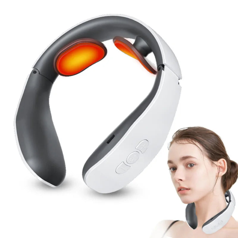 Zarusky™ Smart Electric Shoulder & Neck Massager – 4 Pulse Therapy Modes for Relaxation & Fatigue Relief